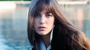 Jane Birkin Women Actress French Brunette Long Hair Blue Eyes Hand On ...