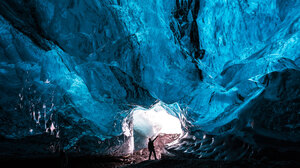 Ice Crystals Cave 2048x1365 Wallpaper