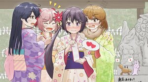 Anime Anime Girls Kantai Collection Akebono KanColle Oboro KanColle Sazanami KanColle Ushio KanColle 3241x2173 Wallpaper
