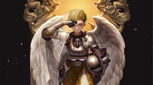 Angel Armor Joan Of Arc Short Hair Woman Warrior 3840x2400 Wallpaper