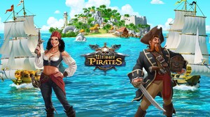 Ultimate Pirates Video Games Pirates Video Game Art Water Video Game Characters Gun Sword Pirate Hat 1920x1080 Wallpaper