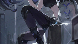 Anime Anime Girls Blue Eyes Long Hair 1525x3235 Wallpaper
