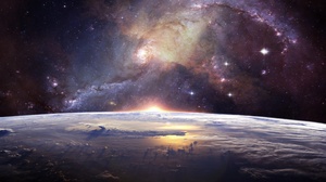 Galaxy Planetscape Sci Fi Space Stars 3840x2160 Wallpaper