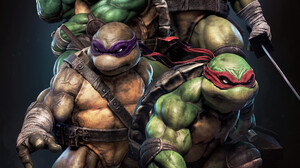 ArtStation Artwork Teenage Mutant Ninja Turtles Michelangelo TMNT Raphael TMNT Donatello Leonardo 2076x2800 Wallpaper