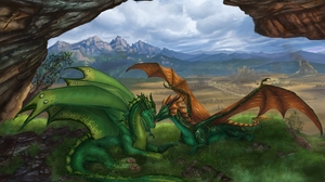 Fantasy Dragon 3590x2480 wallpaper