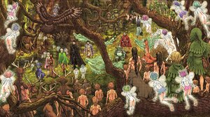 Berserk Guts Elves Forest Casca Trees Anime Boys Anime Girls Branch Manga Drawing Pixie 2115x1146 Wallpaper
