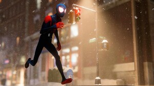 Video Games PlayStation Miles Morales Spider Man Insomniac Games Sony 1920x1080 Wallpaper