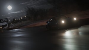 Porsche Porsche 930 Night Car Movement Motion Blur Midnight Forza 1920x1080 wallpaper