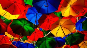 Colorful Colors Umbrella 2048x1299 Wallpaper