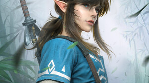 Artwork Fantasy Art Fantasy Girl Pointy Ears Link The Legend Of Zelda 1920x1920 Wallpaper