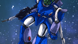 Anime Mechs Layzner Blue Meteor SPT Layzner Super Robot Taisen Artwork Digital Art Fan Art 2250x3000 Wallpaper