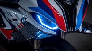 BMW Motorcycle Headlights Vehicle Closeup 6000x4000 wallpaper
