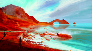 JoeyJazz Landscape Digital Painting 2560x1440 Wallpaper