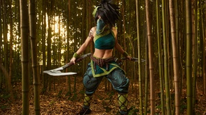 Cosplay League Of Legends PC Gaming Akali League Of Legends Video Game Characters Video Game Girls C 2048x1365 wallpaper