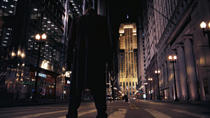 The Dark Knight Movies Film Stills Street Gotham City Joker Batman Batpod Skyscraper 1920x1080 Wallpaper