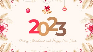 Christmas Greeting Christmas 2023 Year New Year Minimalism 3600x2400 Wallpaper