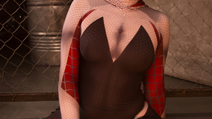 Women Model Cosplay Spider Gwen Marvel Comics Women Indoors Costumes Gwen Stacy 2507x3760 Wallpaper