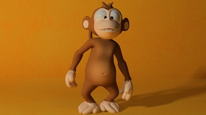 3d Cartoon Monkey 1920x1080 Wallpaper