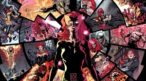 Jean Grey Phoenix Marvel Comics Scott Summers Cyclops Marvel Comics Wolverine 1950x1097 Wallpaper