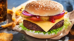 Food Burgers Meat Cheese Salad 2200x1464 Wallpaper
