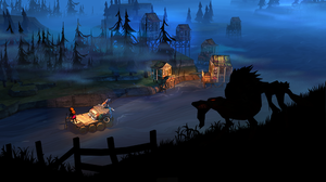 PC Gaming Video Games The Flame In The Flood Survival River Night Raft Wolf Dog 2500x1406 Wallpaper