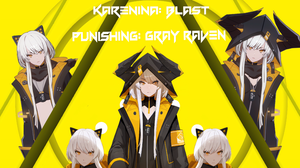 Punishing Gray Raven Anime Girls Karenina Punishing Gray Raven Long Hair Minimalism Simple Backgroun 3840x2160 wallpaper