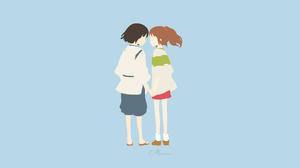 Studio Ghibli Spirited Away Chihiro Haku Anime Simple Background Minimalism 1920x1080 Wallpaper