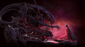 Darth Vader Alien Movie Star Wars Lightsaber Dark Fantasy Art Artwork Creature 2560x1600 Wallpaper