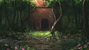 Forest Greenery Rabbit Tree 4209x2533 Wallpaper