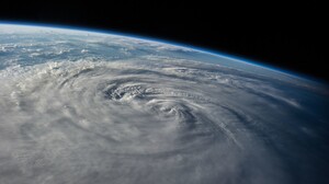 Space Hurricane Atmosphere Clouds Orbital View Earth 4256x2832 Wallpaper