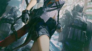 Arknights Chen Arknights Anime Girls Horns 1200x2057 Wallpaper