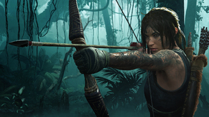 Tomb Raider Lara Croft Tomb Raider Bow Aiming Video Games Video Game Girls Video Game Characters 1920x1080 Wallpaper