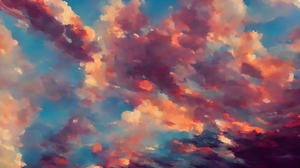Clouds Ai Art Vibrant Colorful 10240x7168 Wallpaper