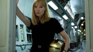 Gwyneth Paltrow Women Blonde Iron Man Pepper Potts Marvel Cinematic Universe Dress Black Dress Delet 1920x1200 Wallpaper