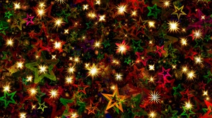 Glitter Stars Texture 3840x2560 Wallpaper