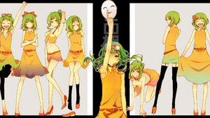 Gumi Vocaloid Song Illustration Ten Faced 2805x1163 Wallpaper