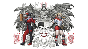Batman Comic Dc Comics Harleen Quinzel Harley Quinn Joker 2560x1440 Wallpaper