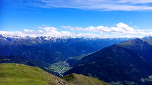 Landscape Alps Austria Grass Sky Blue Cloud 4160x2336 Wallpaper
