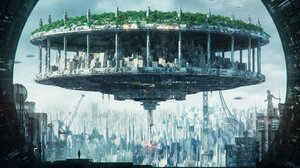 Annibale Siconolfi Megastructure Futuristic City Metropolis Science Fiction Digital Art Concept Art  4000x2500 Wallpaper