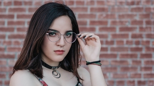 Cero Grey Women Model Urban Young Woman Women With Glasses Dark Hair Glasses Nose Ring Nose Rings Fa 1920x1280 Wallpaper