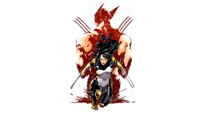 X 23 Marvel Comics Comics Wolverine Laura Kinney Superheroines Mutant X Men Artwork Blades 1920x1080 Wallpaper
