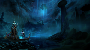 Runescape PC Gaming Video Game Characters Video Game Art Boat Video Games Water Sky Clouds 1920x1080 Wallpaper