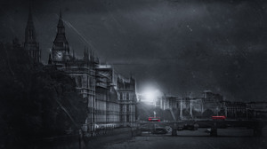 Bridge London Palace Of Westminster Selective Color Thames United Kingdom 2048x1365 Wallpaper