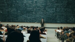 University Teachers Blackboard Physics Mathematics Students Desk Knowledge College 1920x1200 Wallpaper