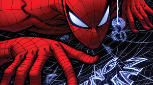 Artwork Comics Comic Art Spider Man Spider Spiderwebs Marvel Comics 1400x2124 Wallpaper