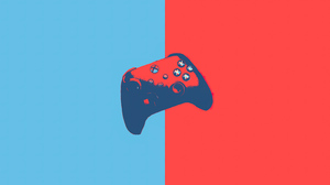 Xbox Controllers Digital Art Simple Background Two Tone Minimalism 3840x2160 Wallpaper