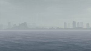 Kojima Productions Death Stranding Video Games Screen Shot Mist Waterfront Silhouette Futuristic Fut 1920x1080 Wallpaper