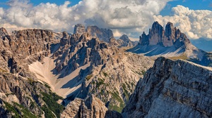 Italy Dolomites Alps Nature Sky Mountains Clouds Photography 3840x2160 Wallpaper