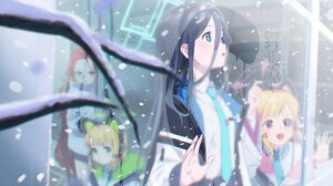 Blue Archive Anime Girls Mist Snow 2048x1216 Wallpaper