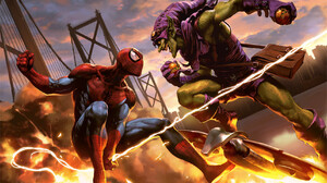 Spider Man Marvel Comics Movies Comics Green Goblin Superhero 1714x1200 Wallpaper